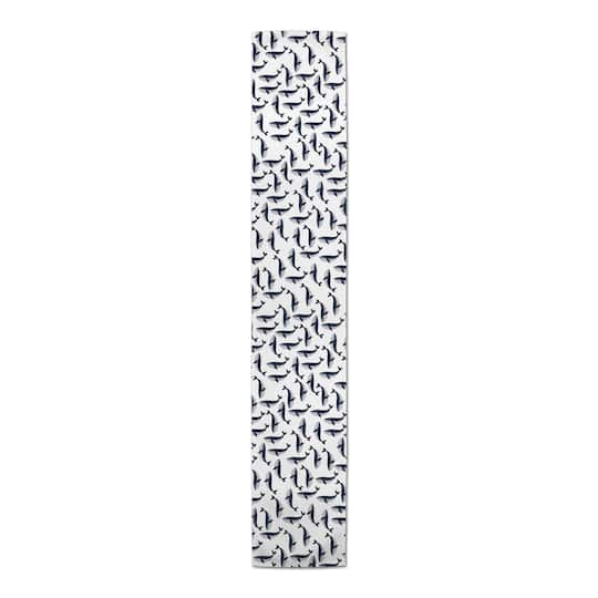 72'' Whale Pattern Poly Twill Table Runner